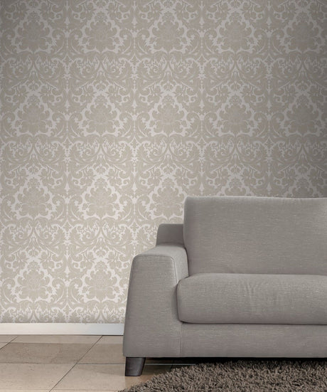 Fine Decor 2900-41736 Blythe Neutral Damask Wallpaper