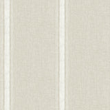 Chesapeake 3115-12463 Linette Light Grey Fabric Stripe Wallpaper