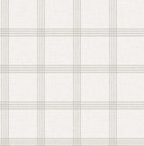 Chesapeake 3115-24478 Twain Dove Plaid Wallpaper