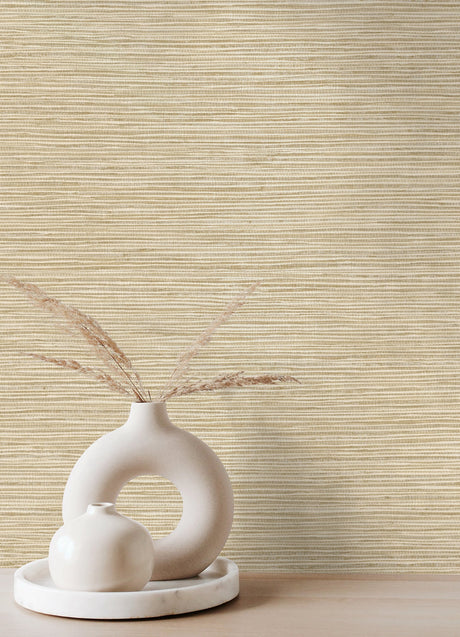 Eade’s Alton Wheat Faux Grasscloth Wallpaper Wheat