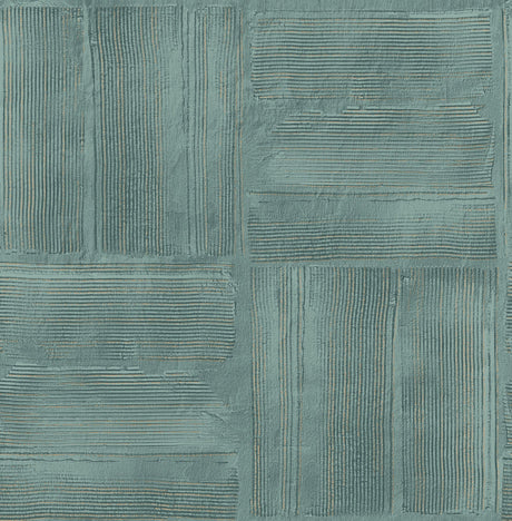 Eade’s Jasper Teal Block Texture Wallpaper Teal