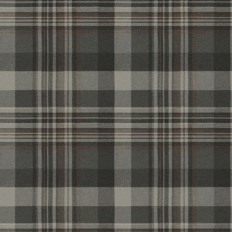 Chesapeake 4142-72632 Dutton Plaid Charcoal Wallpaper - Eade's Wallpaper