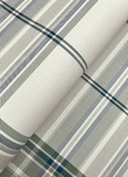 A-Street Prints 4147-27387 Westley Moss Plaid Wallpaper - Eade's Wallpaper