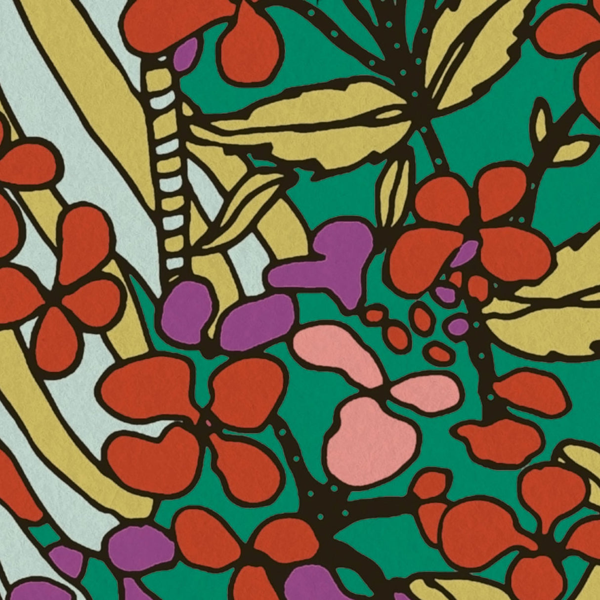 Eade’s Zetta Multicolor Floral Riot Wallpaper Multicolor