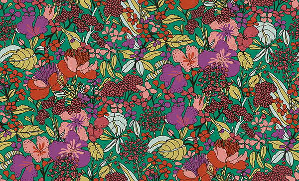Eade’s Zetta Multicolor Floral Riot Wallpaper Multicolor