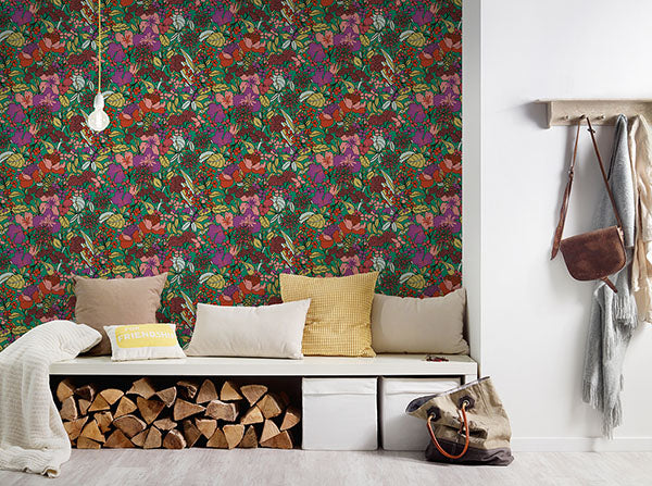 Eade’s Zetta Multicolor Floral Riot Wallpaper Multicolor