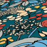 Eade’s Zetta Blue Floral Riot Wallpaper Blue