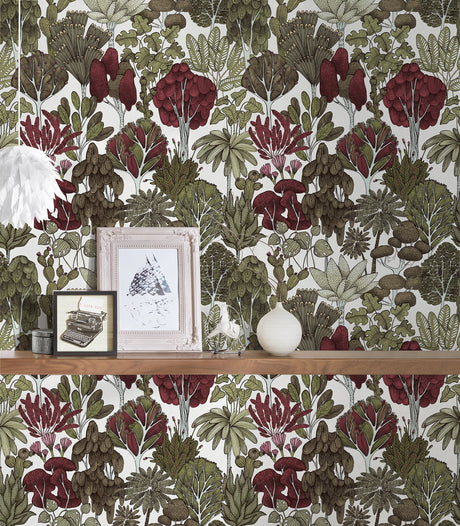 Eade’s Idris Green Forest Wallpaper Green
