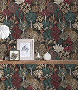 Eade’s Idris Black Forest Wallpaper Black