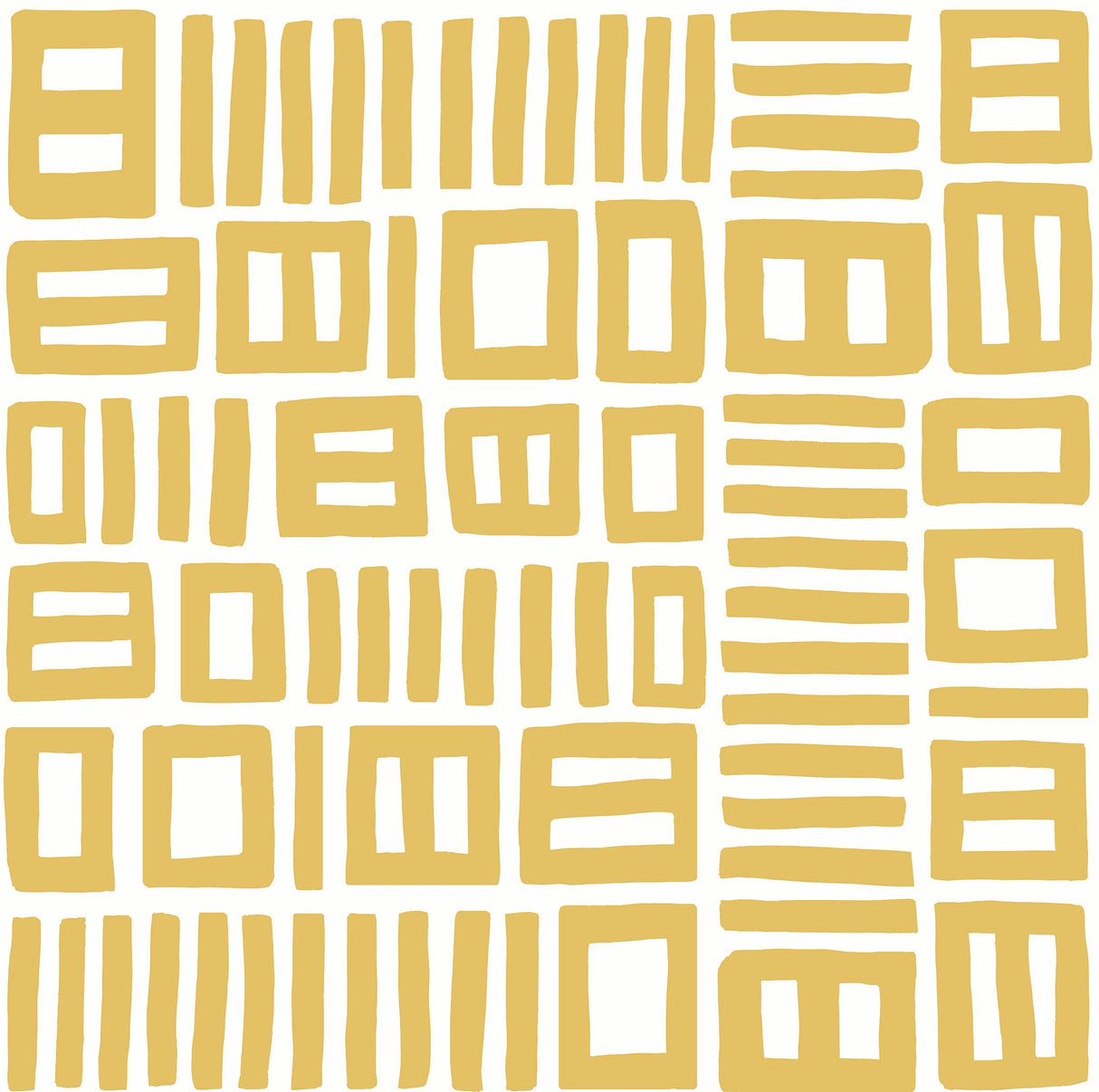Black Pepper Paperie BPS4056 Yellow Traverse Peel & Stick Wallpaper