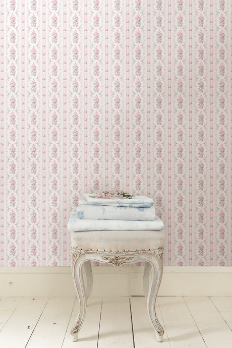 LoveShackFancy LFS6111 Pink Parfait Dreamy Days Peel & Stick Wallpaper
